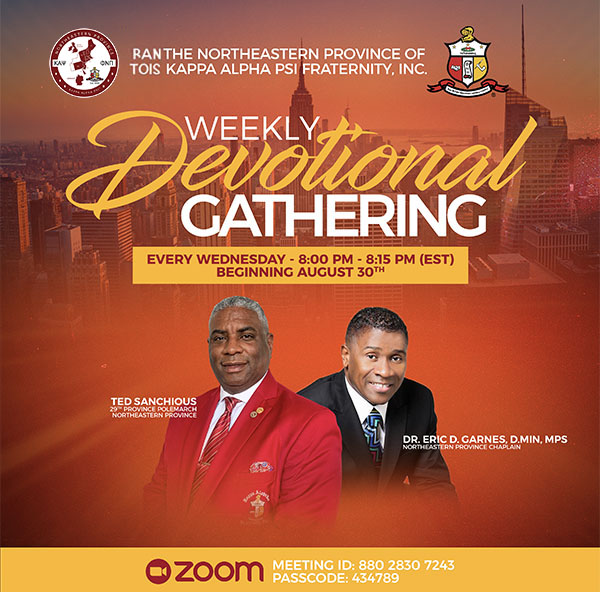 Weekly Devotional Gathering Flyer